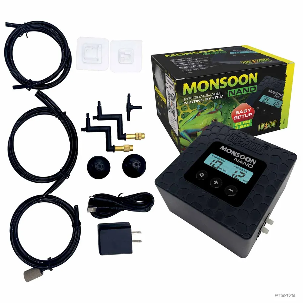 Exo Terra Dimsystem Nano til Monsoon - Fleksibel udvidelse til dit terrarium
